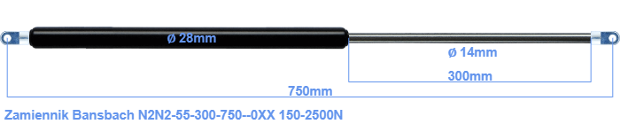 Bansbach N2N2-55-300-750--0XX