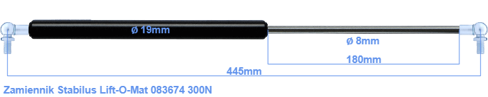 Stabilus Lift-O-Mat 083674