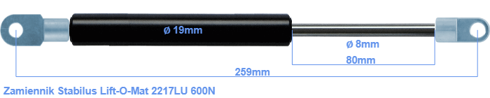 Stabilus Lift-O-Mat 2217LU