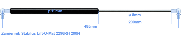 Stabilus Lift-O-Mat 2296RH
