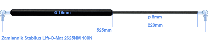 Stabilus Lift-O-Mat 2625NM