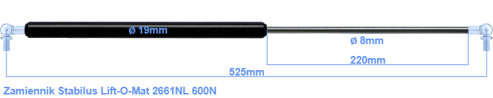 Stabilus Lift-O-Mat 2661NL