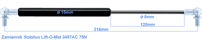 Stabilus Lift-O-Mat 3457AC