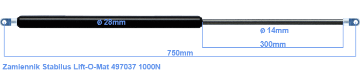 Stabilus Lift-O-Mat 497037