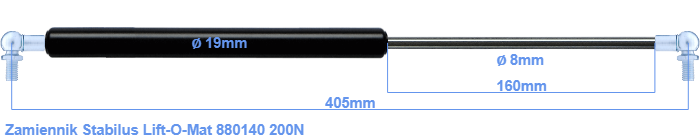 Stabilus Lift-O-Mat 880140
