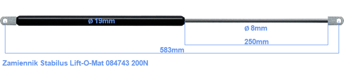 Stabilus Lift-O-Mat 084743