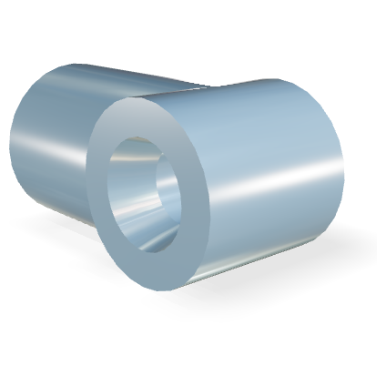 M10 Ucho plastikowe (21mm, ⌀8.1, t=18mm)