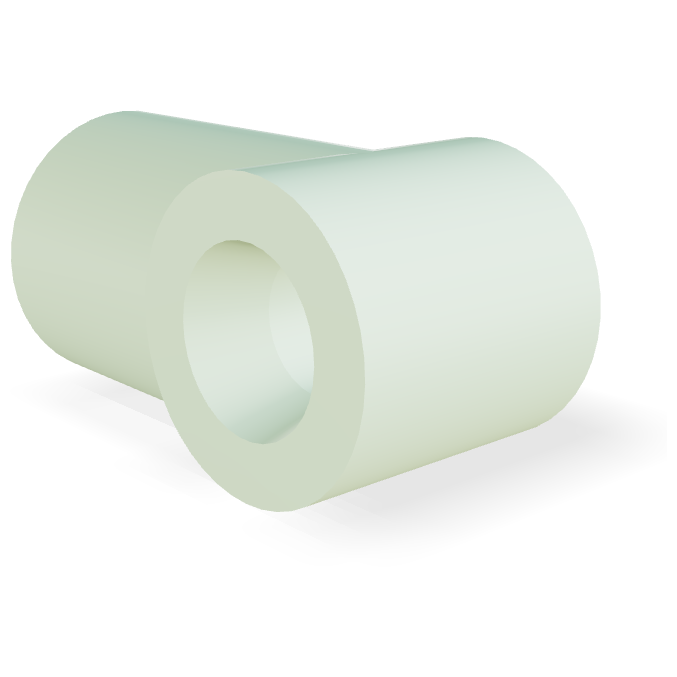 M10 Ucho plastikowe (21mm, ⌀8.1, t=18mm)