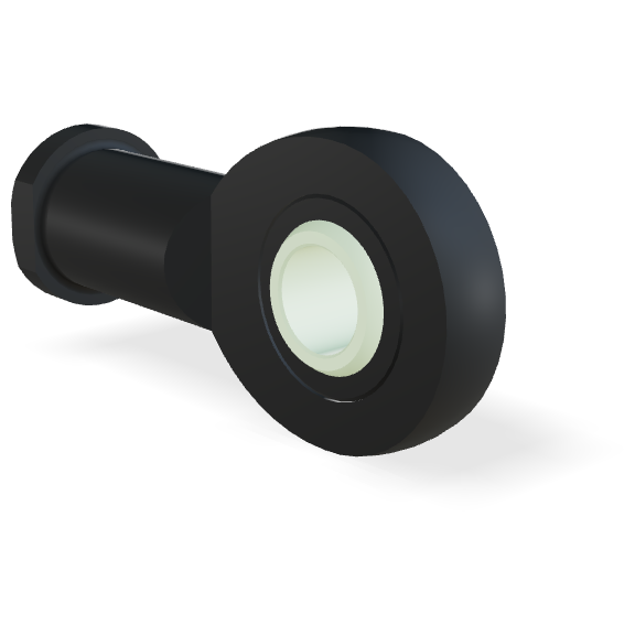 M8 Przegub płaski plastikowy (36mm)